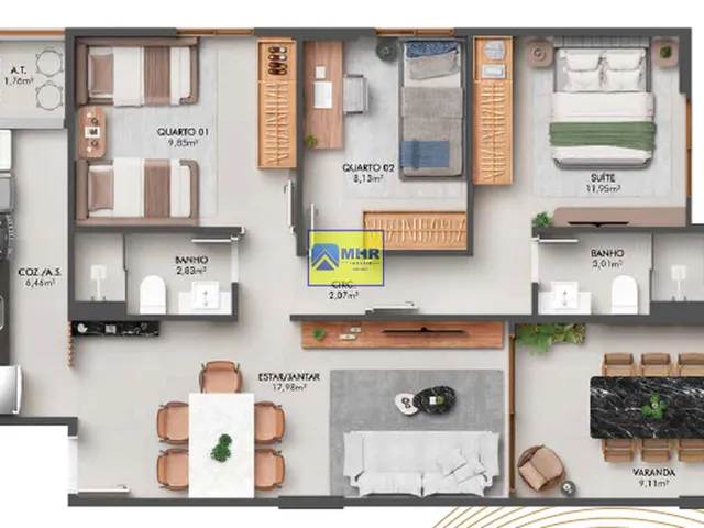 Imagem 15: Apartamento para Venda em Vitória / ES no bairro Jardim Camburi