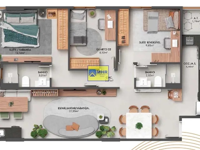 Imagem 11: Apartamento para Venda em Vitória / ES no bairro Jardim Camburi