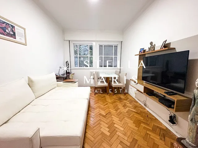 Imagem 2: Leblon, Apartamento reformado à venda com porteira fechada, 02 quartos, vista para a