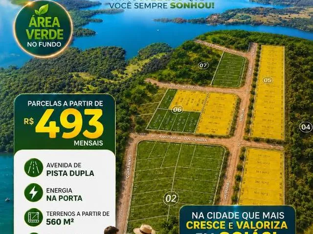 Imagem 2: Chácaras próximo ao Lago no setor Lago das Aroeiras em Caldas Novas