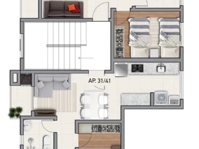 Imagem 7: Apartamento Mirage Residence - São José dos Pinhais