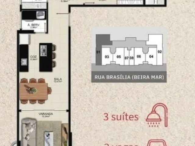 Imagem 3: APARTAMENTO RESIDENCIAL em Guarapari - Espírito Santo, Praia do Morro