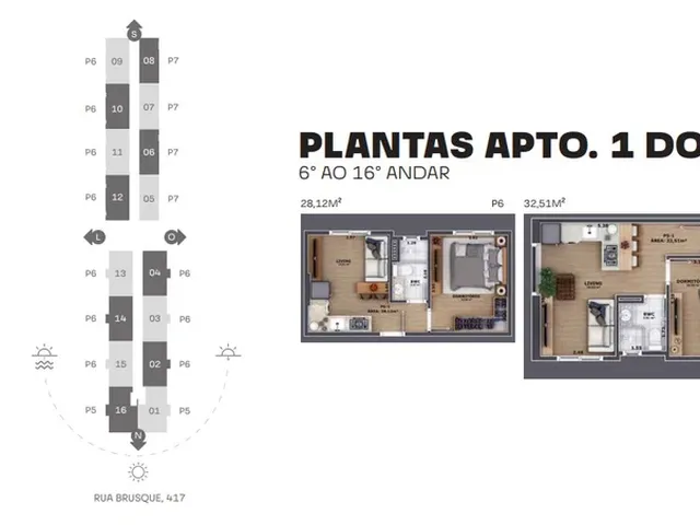 Imagem 8: APARTAMENTO 1 DORMITÓRIO NO CENTRO DE ITAJAI COM SACADA COM CHURRASQUEIRA