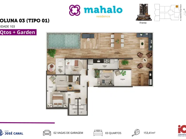 Imagem 2: REPASSE DE DIREITOS - Apartamento Garden