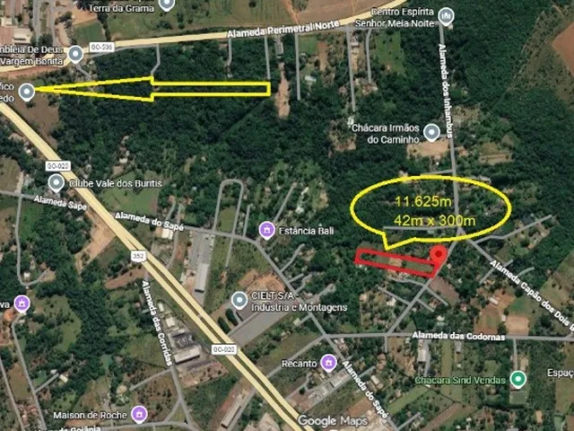 Imagem 6: Vendo Área Terreno Chácara 11.625m² Estância Vargem Bonita GO-020 Senador Canedo