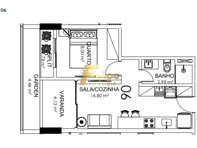 Imagem 13: NOVO EMPREENDIMENTO IMOBILIÁRIO SURGINDO! COBERTUARA COM 02 QUARTOS, SENDO 01 SUÍTE