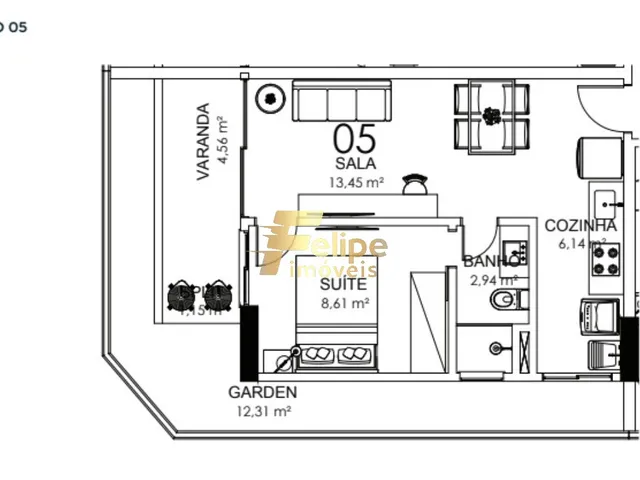 Imagem 10: NOVO EMPREENDIMENTO IMOBILIÁRIO SURGINDO! COBERTUARA COM 02 QUARTOS, SENDO 01 SUÍTE