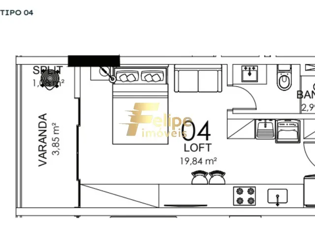 Imagem 8: NOVO EMPREENDIMENTO IMOBILIÁRIO SURGINDO! COBERTUARA COM 02 QUARTOS, SENDO 01 SUÍTE