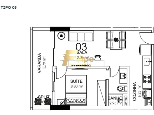 Imagem 15: NOVO EMPREENDIMENTO IMOBILIÁRIO SURGINDO! COBERTUARA COM 02 QUARTOS, SENDO 01 SUÍTE