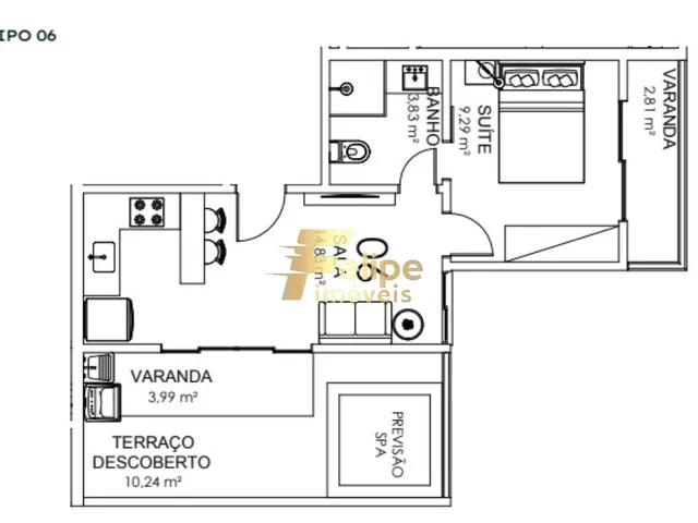 Imagem 11: MAIS NOVO EMPREENDIMENTO SURGINDO! APARTAMENTO DE 02 QUARTOS, SENDO 01 SUÍTE, LAZER