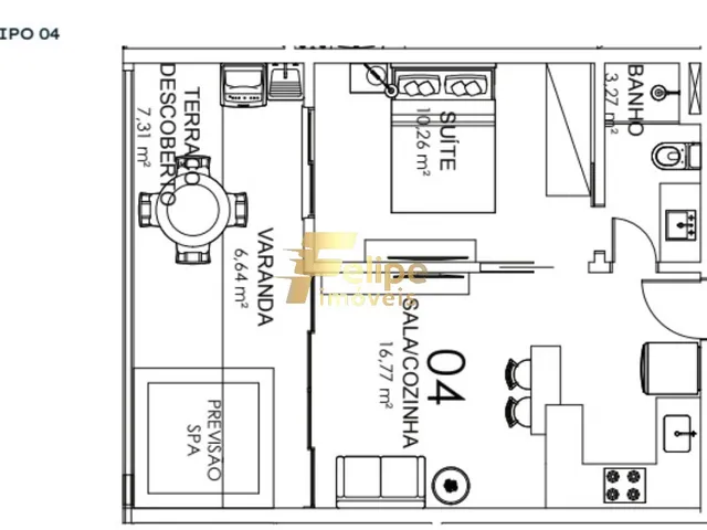Imagem 5: MAIS NOVO EMPREENDIMENTO SURGINDO! APARTAMENTO DE 02 QUARTOS, SENDO 01 SUÍTE, LAZER