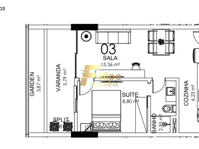 Imagem 13: MAIS NOVO EMPREENDIMENTO SURGINDO! APARTAMENTO DE 02 QUARTOS, SENDO 01 SUÍTE, LAZER