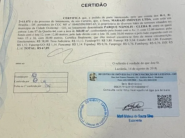 Imagem 6: Imperdível: Cidade Ocidental-GO, Parque Nápolis B -lote com cinco quitinetes