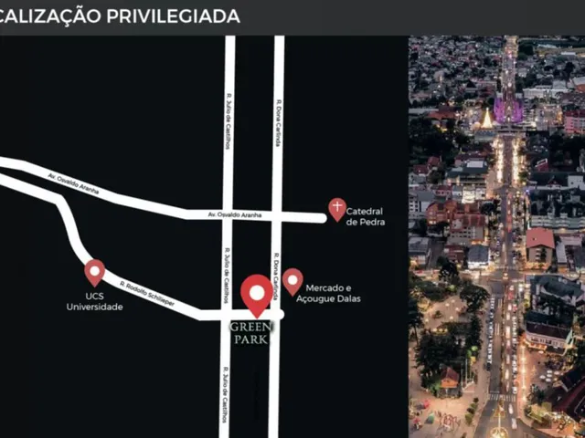 Imagem 2: Lançamento em Canela - Green Park: 2 suites, piscina no condomínio, academia, lavanderia