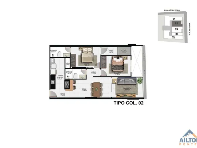 Imagem 15: Apartamento de Frente p/ Mar na Praia da Cerca - Praia do Morro - Guarapari/ES