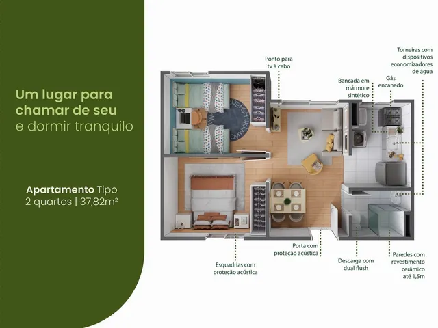 Imagem 7: IDEAL LIBERDADE – Apartamento Funcional com Lazer em Ananindeua