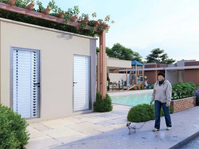 Imagem 11: Condomínio Jardins Di Seffer: Casa de 3 Quartos com Quintal e Piscina