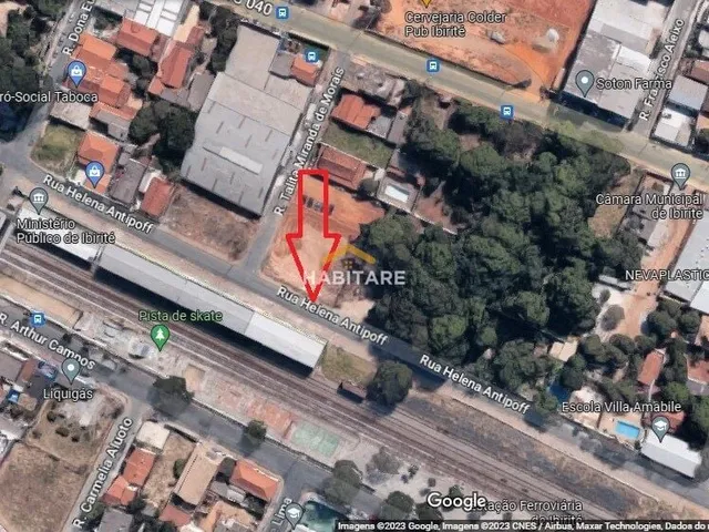 Imagem 3: Terreno de esquina com 1.572 m2 no centro de Ibirité