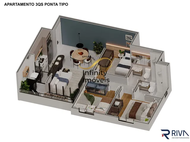 Imagem 2: CITTÁ BENE - Apartamento à venda no bairro Ouro Preto - Belo Horizonte/MG
