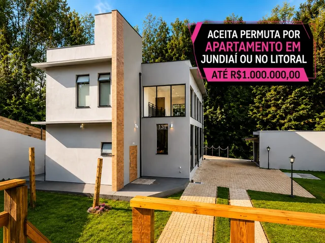 Imagem: A casa em condomínio possui 4 Dormitórios, 3 Suítes, 5