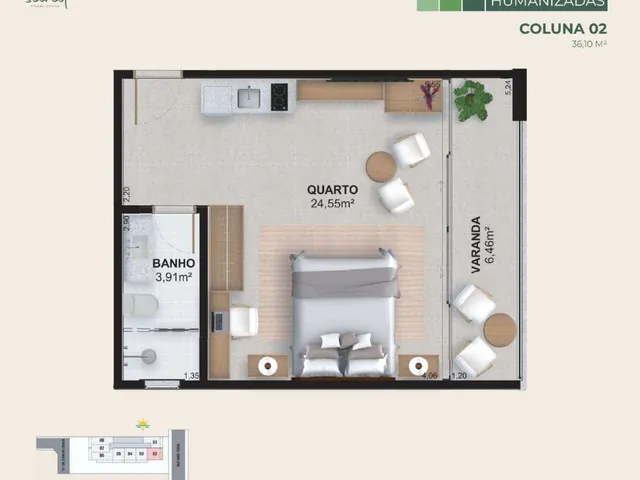 Imagem 15: Studio à venda em Cabo Frio, Centro, com 1 quarto, 37,00m²