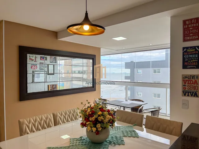 Imagem 2: Apartamento frente mar 3 dormitórios mobiliado - Contrato de aluguel anual