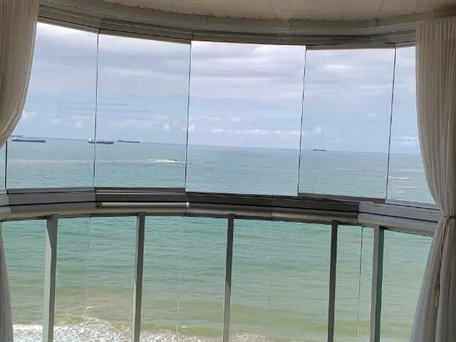 Imagem 2: Apartamento frente para o mar da Praia de Itaparica, 90m², quarto, sala, 1 vaga de