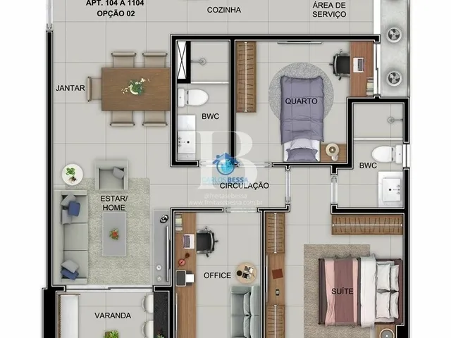 Imagem 2: Apartamento com 64m² em Casa Forte