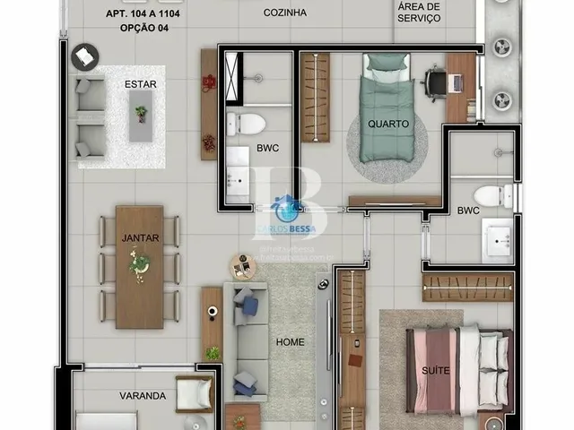 Imagem 6: Apartamento com 64m² em Casa Forte