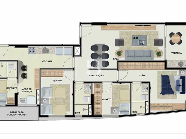Imagem 3: More na Praça de Casa Forte! Apartamento com 89m² com 3 quartos