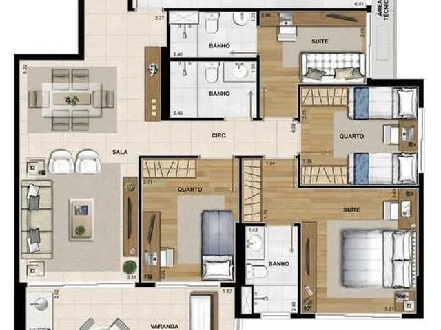 Imagem 13: Ilha Pura ELOS na Barra da Tijuca – Apartamentos de Alto Padrão com Lazer Completo no