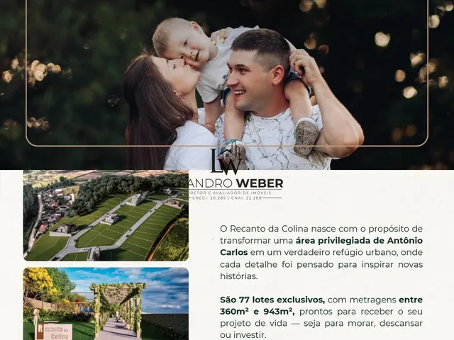 Imagem 5: Loteamento Recanto da Colina - Centro de Antônio Carlos - SC