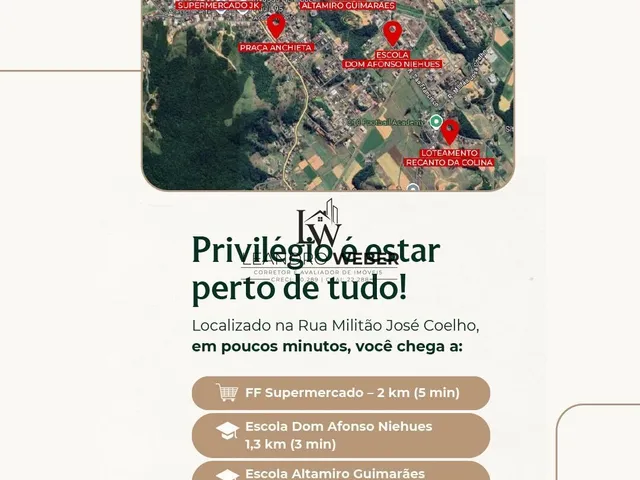 Imagem 2: Loteamento Recanto da Colina - Centro de Antônio Carlos - SC