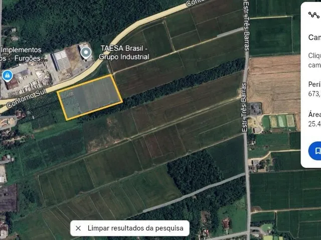 Imagem 9: Área Industrial localizada em Garuva, SC