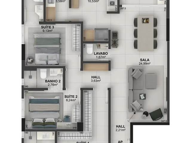 Imagem 15: Apartamento à venda no bairro Cazeca - Uberlândia/MG