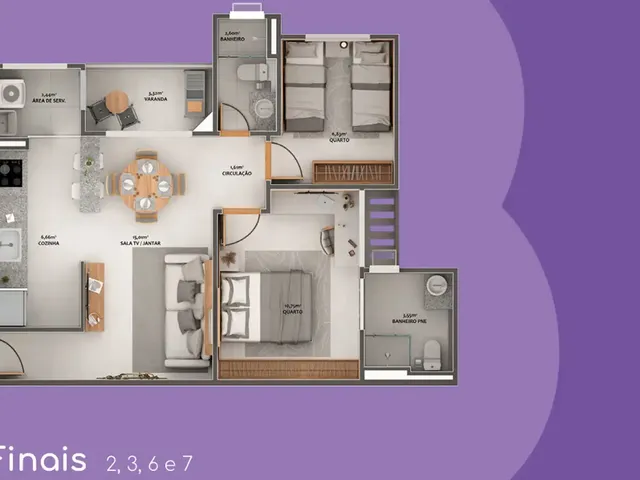 Imagem 14: Bris Residence Apartamento com 2 dormitórios