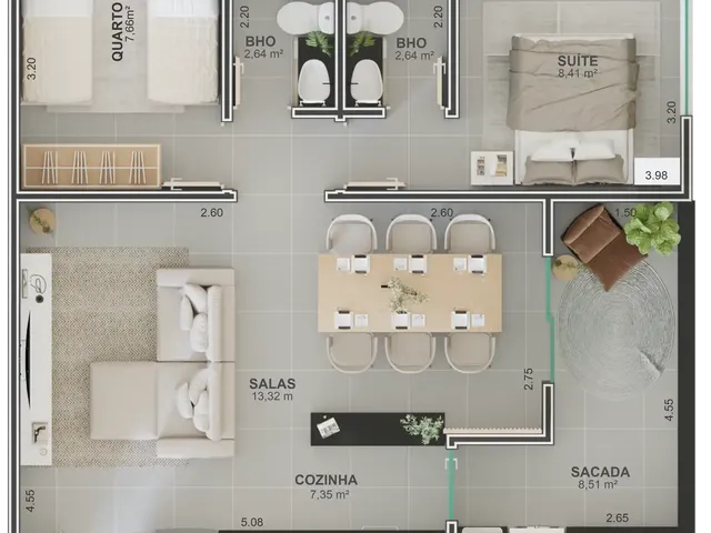 Imagem 9: Axor Apartamento com 2 dormitórios