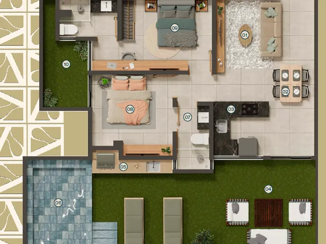 Imagem 14: Domani Apartamento com 1 dormitório
