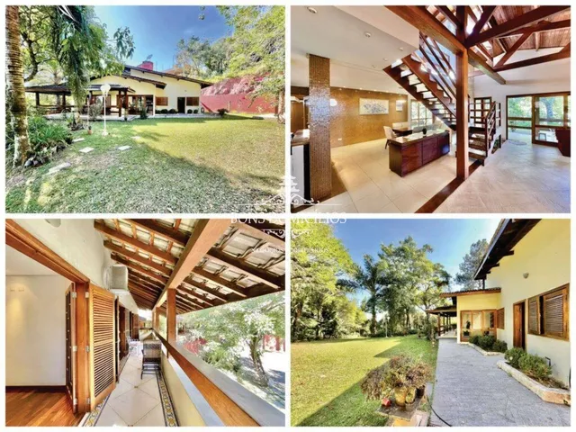 Imagem: A casa em condomínio possui 5 Dormitórios, 3 Suítes, 5
