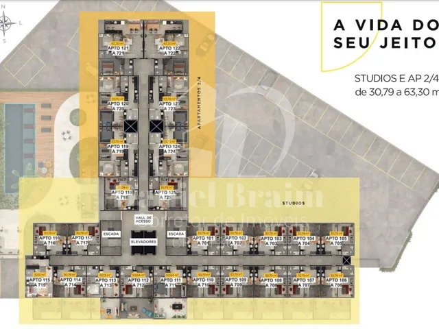 Imagem 6: Lançamento no Parque das Águas - Apartamentos de 1 e 2 dormitórios sendo 1 suíte