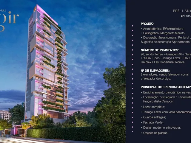 Imagem 5: Torre Noir - Leal Moreira, 138m², 3 suítes e 2 vagas Torre Noir - Leal Moreira