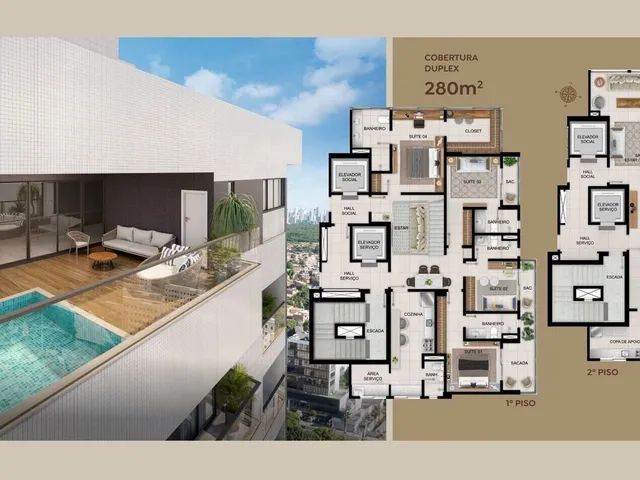 Imagem 7: Live Almaa, 3 suítes com 140m² em Belém - Previsão de entrega para 24 Meses