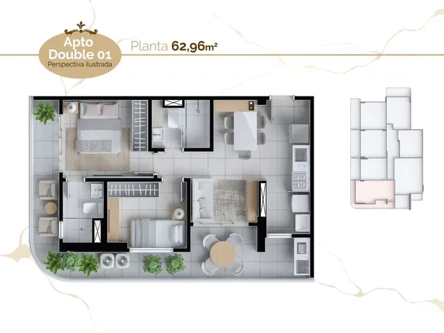 Imagem 9: Vogue Nazaré -e Apartamentos de 1 e 2 quartos (1 suites) em Nazaré - Belém09