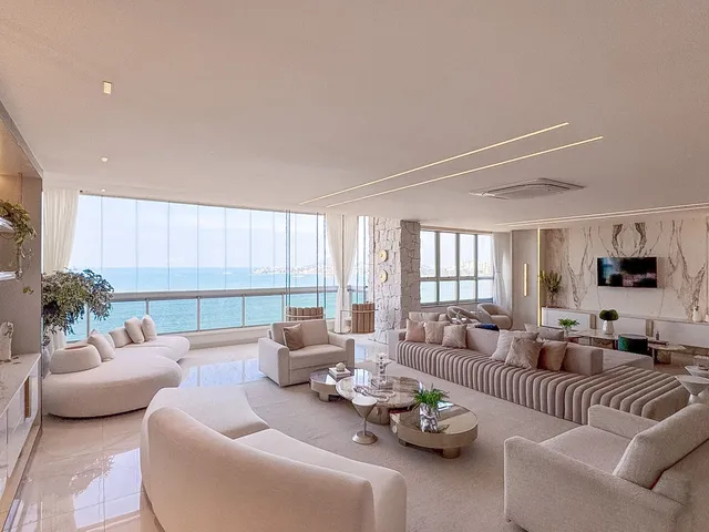 Imagem: Cobertura duplex luxuosa frente para o mar