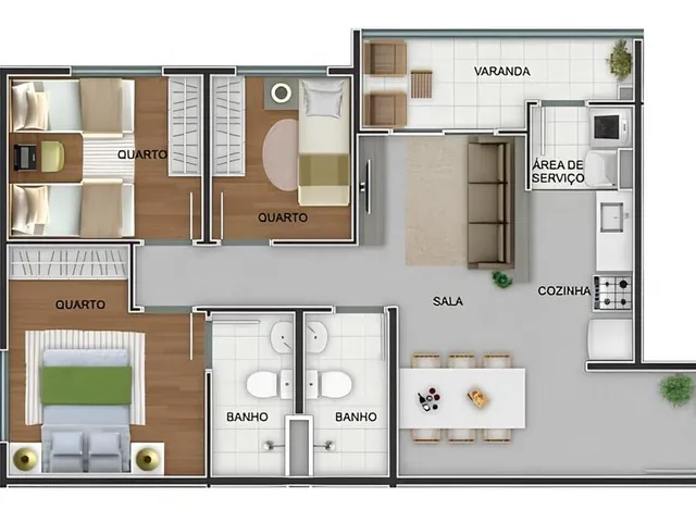 Imagem 6: Apartamento à venda no bairro Santo Cristo - Rio de Janeiro/RJ