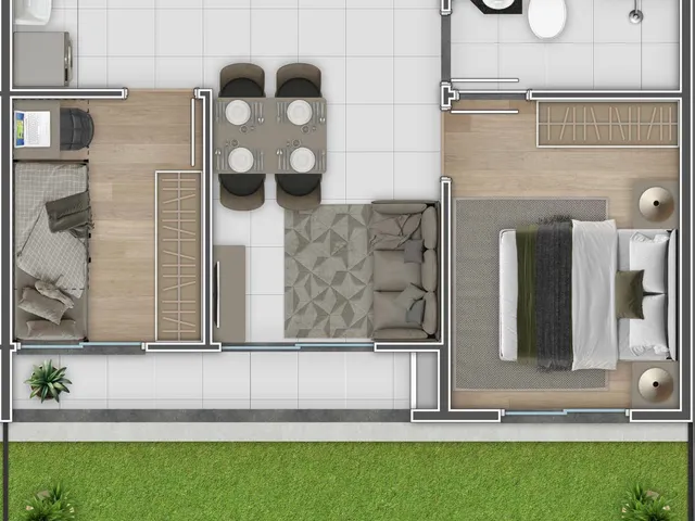 Imagem 5: Alma Carioca Apartamento com 2 dormitórios