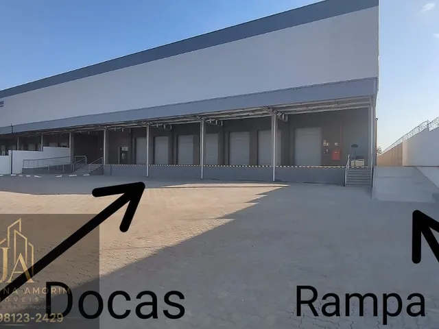 Imagem: Galpão localizado às margens da BR 324