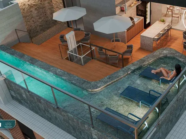 Imagem 6: Flat à venda, no Al Mare Summer Camboinha em Cabedelo, Camboinha, com 1 quarto, 23,41m²