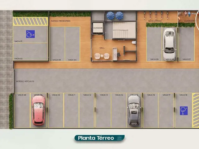 Imagem 2: Flat à venda, no Al Mare Summer Camboinha em Cabedelo, Camboinha, com 1 quarto, 23,41m²
