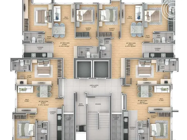 Imagem 15: Apartamento à venda, no Life Way em João Pessoa, Manaíra, com 2 quartos, 42,9m²